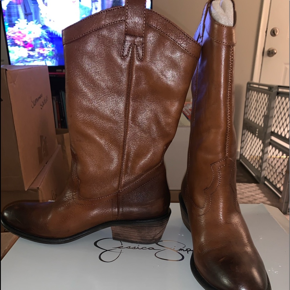 COPY - Jessica Simpson cowboy boots